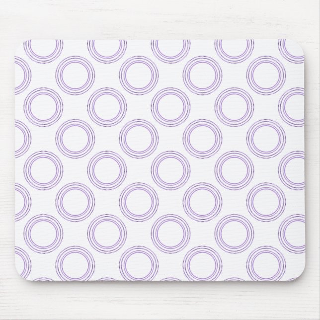 Perfectly Luxurious Light Mousepad, Purple Mouse Mat (Front)