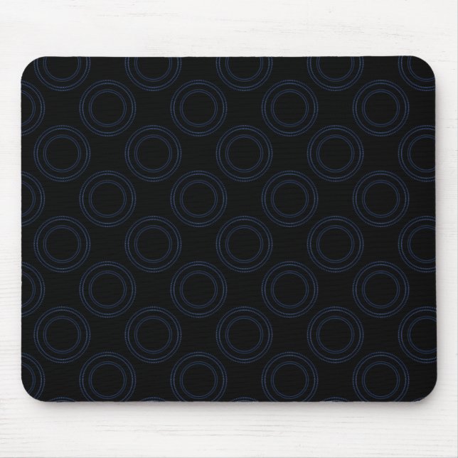 Perfectly Luxurious Mousepad, Blue Mouse Mat (Front)