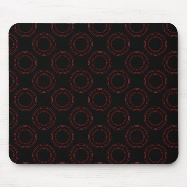 Perfectly Luxurious Mousepad, Dark Red Mouse Mat (Front)