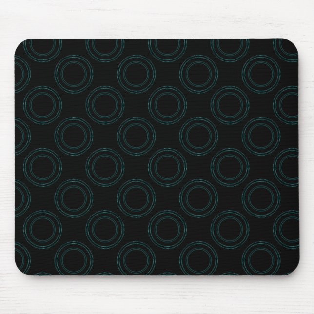 Perfectly Luxurious Mousepad, Teal Mouse Mat (Front)