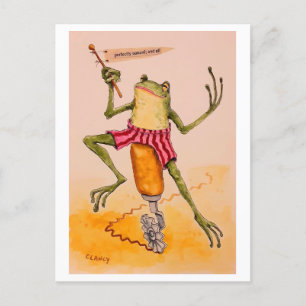 Perfectly Natural Toad Postcard