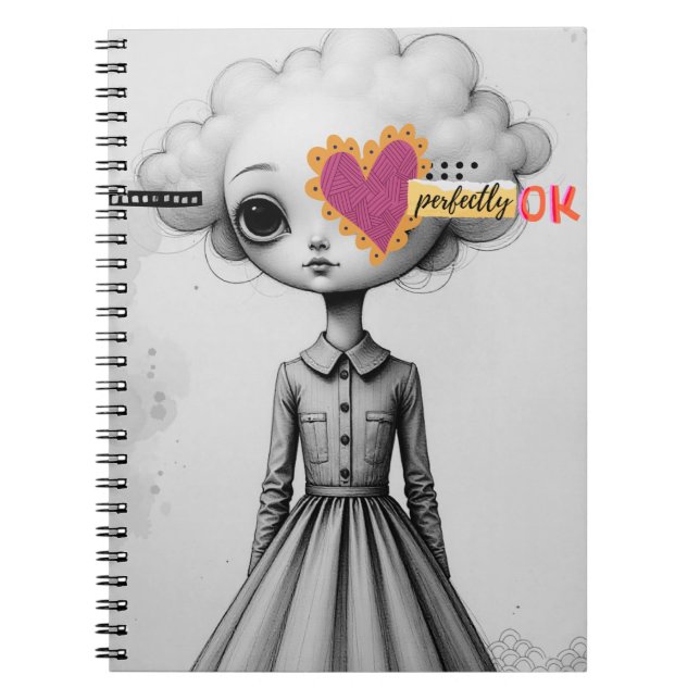 Perfectly Ok Portrait Notebook Journal (Front)