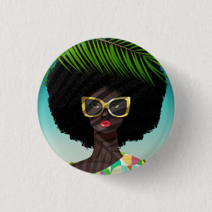Perfectly Palm Springs 3 Cm Round Badge