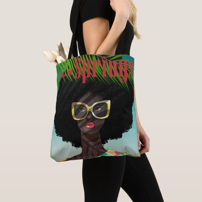 Perfectly Palm Springs Tote Bag (Close Up)