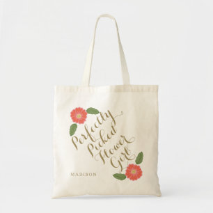Perfectly Picked Flower Girl flowergirl gift Tote Bag