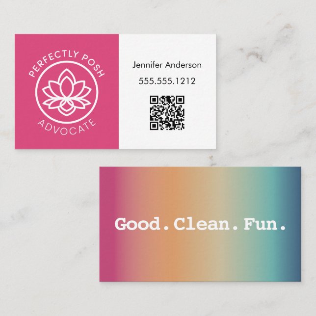 Perfectly POSH Advocate Business Card (Front/Back)