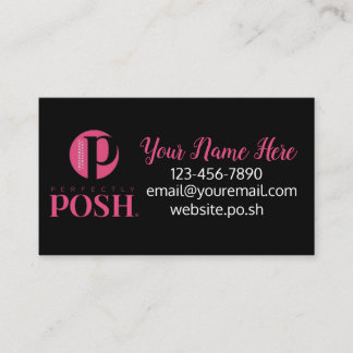 Perfectly Posh Custom Business Card Dots