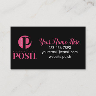 Perfectly Posh Custom Business Cards Girls Facial