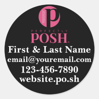 Perfectly Posh Custom Round Circle Sticker Label