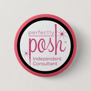 Perfectly Posh Independant Consultant gifts 6 Cm Round Badge