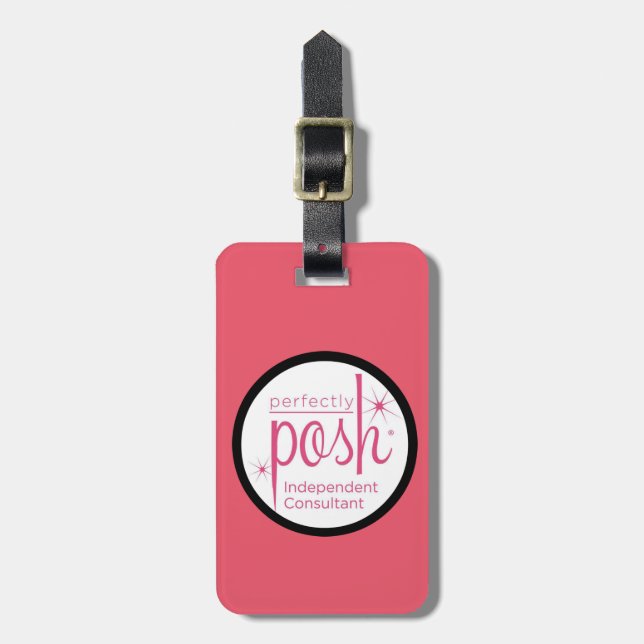 Perfectly Posh Independant Consultant gifts Luggage Tag (Front Vertical)