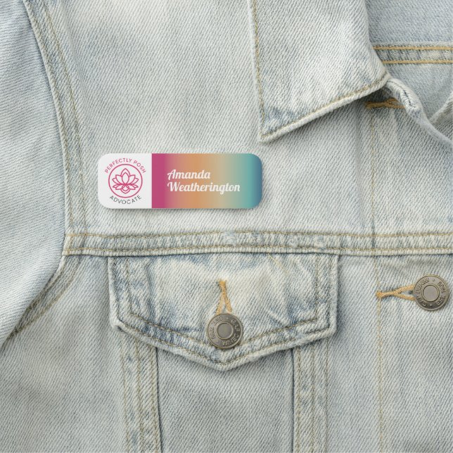 Perfectly POSH Name Tag (In Situ)