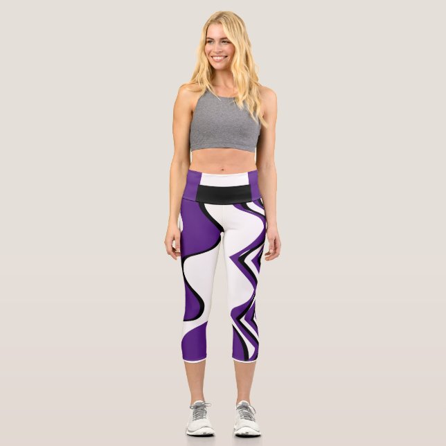 PERFECTLY PURPLE  capris (Front)