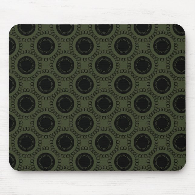 Perfectly Swanky Mousepad, Green Mouse Mat (Front)