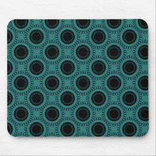 Perfectly Swanky Mousepad, Teal Mouse Mat