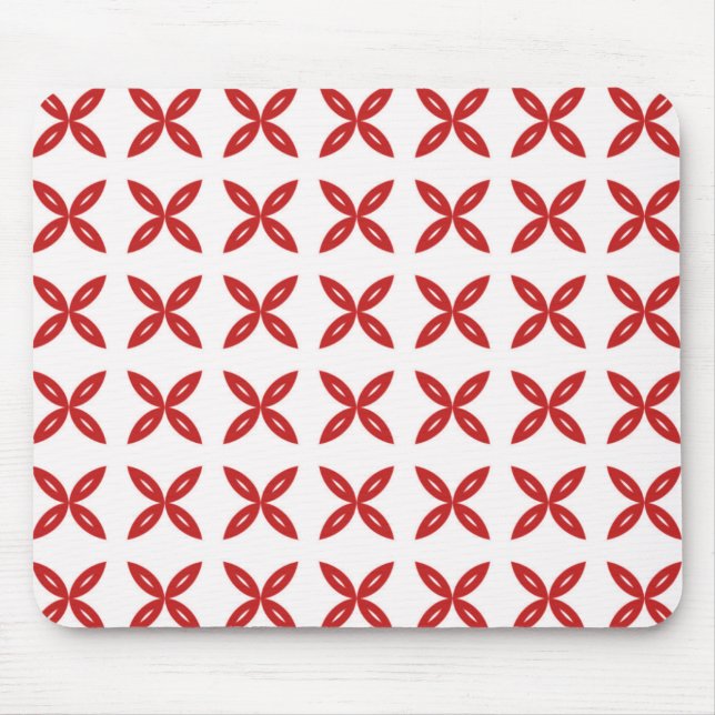 Perfectly Trendy Mousepad, Bright Red Mouse Mat (Front)
