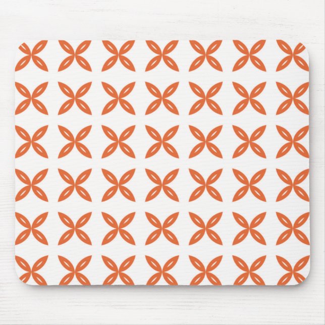 Perfectly Trendy Mousepad, Tangerine Mouse Mat (Front)
