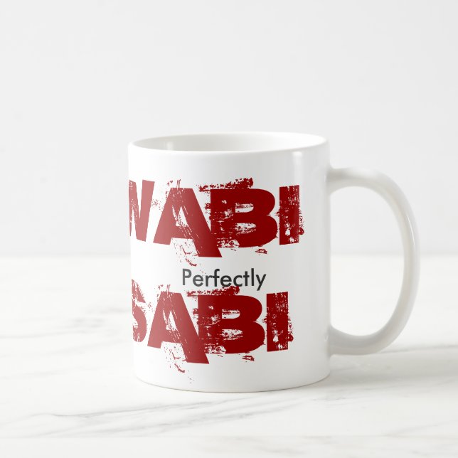 Perfectly WABISABI - Customised Coffee Mug (Right)