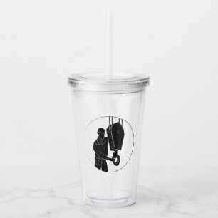 Perfekt für Aktive -Trinkbecher mit Anschläger Acrylic Tumbler