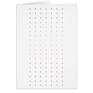 Perforated Blank Card