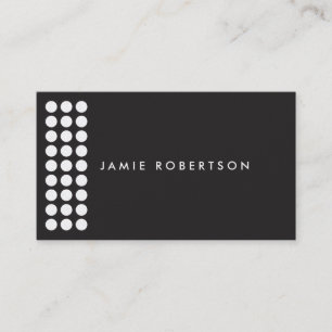 Perforated Gold Photographer's Business Card