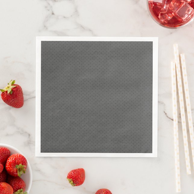 Perforated Grey Leather's Digital Print Napkin (Insitu)