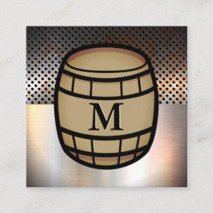 Perforated Metal   Metal Sheet   Barrel Square Business Card