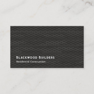 Perforated Metal/Wood Business Card