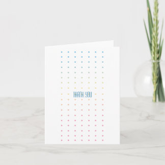 Perforated Thank You Card