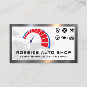 Performance Auto Parts Logos Business Card