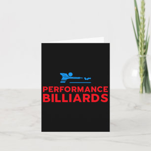 Performance Billiards Logo - Pool Player Card