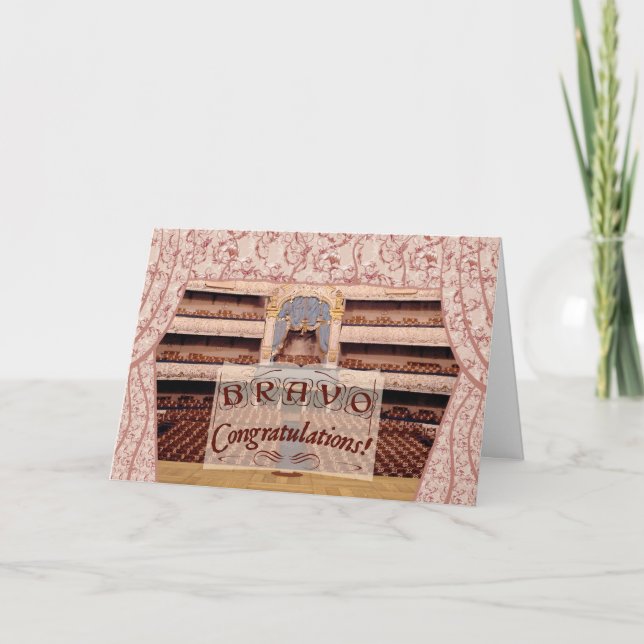 Performance Congratulations Card (Front)