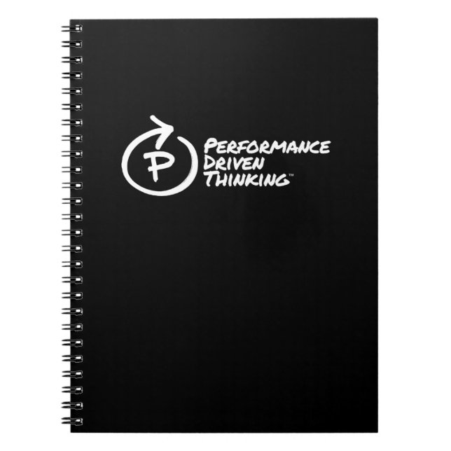 Performance Driven Thinking Spiral Notebook (Front)