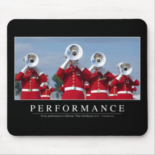 Performance: Inspirational Quote Mouse Mat