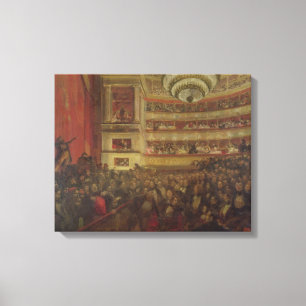 Performance of 'Hernani' by Victor Hugo Canvas Print