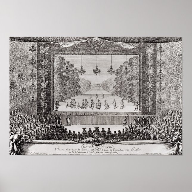 Performance of 'La Princesse Elide' Poster (Front)