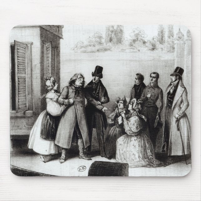 Performance of 'Le Pere Goriot' Mouse Mat (Front)