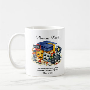 🎓Performing Arts Graduate Custom Name & Degree Coffee Mug