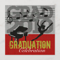Performing Arts Graduation Party 2 Invitation