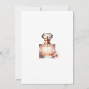 perfum letter invitation