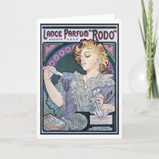 Perfume, Alphonse Mucha Card (Front)