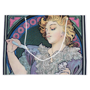 Perfume, Alphonse Mucha Large Gift Bag