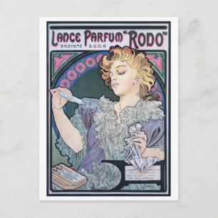 Perfume, Alphonse Mucha Postcard
