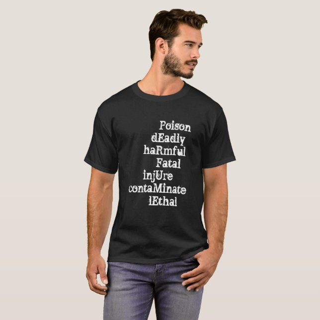 Perfume Anagram MCS Awareness  T-Shirt (Front Full)