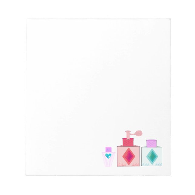 Perfume And Lotions Notepad (Front)