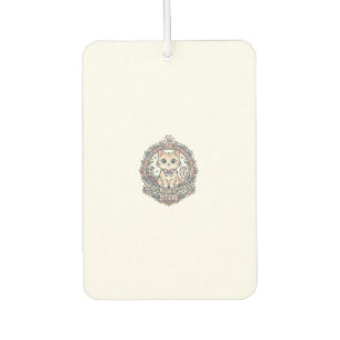Perfume Beauty Cat Cute Cat T-Shirt Design - Perfu Car Air Freshener