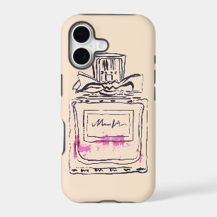 Perfume bottle fashion watercolour illustration