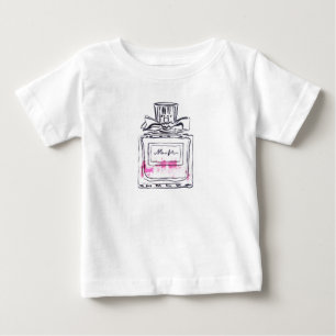 Perfume bottle fashion watercolour illustration baby T-Shirt