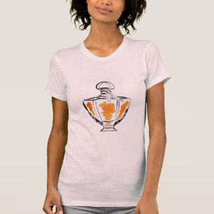 Perfume bottle fashion watercolour illustration T-Shirt