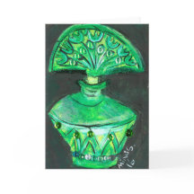 Perfume Bottle Greeting Card (Customisable)